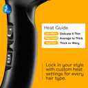 Conair Turbo 1875W Hair Dryer, Ionic Blow Dryer, Diffuser Hair Dryer for Frizz F-ree Curls & Waves, Fast-Dry Hair Dryers for Women, Hair Dryer with Diffuser, Hair Diffuser & Concentrator, Blue/Black
