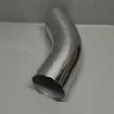 GASHER 1PCS 45 Degree Aluminum Alloy Tube Intercooler Pipe Air Intake Tube 4"OD, Leg Length 4" (100mm)