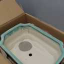 1 Pc Rectangular Ceramic Succulent Planter, Minimalist Flower Pot with Drainage, Indoor and Outdoor Container for Plants, Modern Style