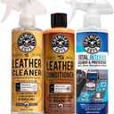 Chemical Guys SPI1091601 Leather Cleaner and Conditioner Leather & Interior Care Bundle + SPI22016 Total Interior Cleaner & Protectant, Safe for Cars, Home, Office, & More (16 fl oz)