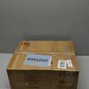 42 Inch Black Ceiling Fans with Lights and Remote, LED Low Profile Flush Mount Ceiling Fan for Bedroom, Living Room, Patio, Quiet DC Motor, 5 Blades