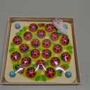Nene Toys Ladybugs Garden Memory Game  Wooden Matching Games for Toddlers 3-5  Travel Toy for Boys Girls, Road Trip Essentials for Toddler, Airplane, Car - Ideal Christmas, Birthday Gifts