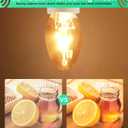 MEQIQTEK Salt Lamp Bulb - Scentsy Light Bulbs for Plug in Wax Warmer - 15 Watt Night Light Bulbs - E12 Bulbs for Household Salt Lamp - C7 Bulb Shape, 15packs
