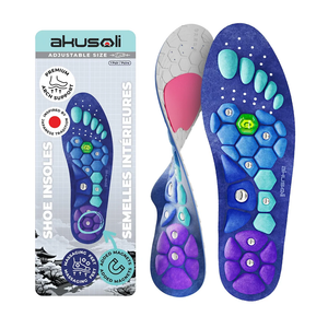 Shoe Insoles Men Arch Support Inserts for Men & Women, for Flat Feet, High Arch Support Inserts Women, Foot Insoles for Woman Standing All Day S/M Womens 5-9.5 Mens 5.5-7.5