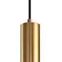 KCO Lighting Green Ribbed Glass Pendant Light Kitchen Island Small Antique Brass Ceiling Pendant Light Mid Century Modern Dining Room Hanging Light Fixture Gold Globe Pendant Lighting (13cm)