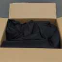 Nasitos 2 Pack Black Tablecloth for 8FT Trade Show Table Covers-Open Back Folding Tablecloths Washable Fabric and Wrinkle Resistant Table Covers for Craft Show, Display Table, Parties, Birthday