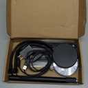 GHodec Grow Lights for Indoor Plant, 6000K Full Spectrum Plant Lights for Indoor Growing, 3.5'' LED Dual Ring Grow Light, Height Extendable 9-16'', Auto On Off Timing 4/8/12/18Hrs (Black)