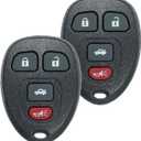Keyless Entry Remote Control Key Fob Replacement Fits for Chevy Malibu Cobalt 2005-2012 Pontiac G5 G6 Grand Prix Solstice 2005-2010 Buick Lacrosse Saturn Aura Sky KOBGT04A 15252034