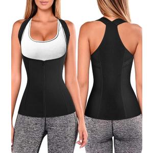 URSEXYLY Women Back Braces Posture Corrector Waist Trainer Vest Tummy Control Body Shaper for Spinal Neck Shoulder and Upper Back Support (2XL, Black) (2X-Large (Pack of 1))