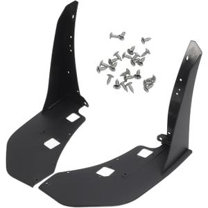 Front Bumper Corner Spoiler Pair for 2014-2021 Side Winglets GT500 Front Bumper Spoilers Collision Prevention ABS Black