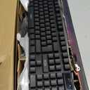 Gaming Keyboard and Mouse and Mouse pad and Gaming Headset, Wired LED RGB Backlight Bundle for PC Gamers and Xbox and PS4 Users - 4 in 1 Edition Hornet RX-250