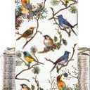 100PCS Guest Towels Disposable 3 Ply Paper Hand Napkins for Bathroom Spring Bird Napkins Everyday Decorative for Dinner Wedding Tea Party Table Anniversary Bridal Powder Room