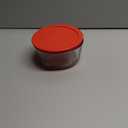 Pyrex Simply Store Glass Food Storage Container, Snug Fit Non-Toxic Plastic BPA-Free Lids, Freezer Dishwasher Microwave Safe, 4 Cup