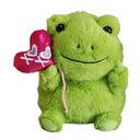 Green Frog With Pink Heart