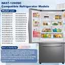 DA97-12609C Refrigerator Evaporator Cover, Upgraded DA97-12609C Assembly Compatible with Samsung Refrigerator Evaporator Models RF263BEAESR RF260BEAESR Series etc, Replace DA97-12609A, 3973492 etc
