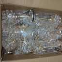 Qunclay 18 Pieces Crystal Candle Holders Bulk Candle Stick Holder Centerpieces for Table Wedding Centerpieces Crystal Decorative Tealight Dining Table Decor for Party(Gold)