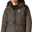 Carhartt Women's Montana Relaxed Fit Insulated Jacket (2X, Tarmac)