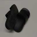 Reef Women's Sandals Cushion Bounce Vista | Vegan Leather Slides for Women with Cushion Bounce Footbed | Black | Size 6