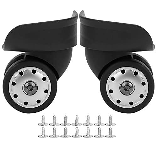 Teror A88 Multi-Hole Wheel,2Pcs A88 Small Black Trolley Suitcase Casters Universal Wheel Replacement Outdoor