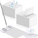 FillTouch 60 Counts Sweeper Wet Mopping Cloths 17.7 x 11.8'' X Large Wet Mop Pads Refills XL Disposable Floor Wipes Duster for Sweeping Scrubbing Cleaning Dry Wood Hardwood Tile