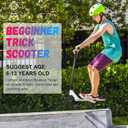 VOKUL Pro Stunt Scooter with Stable Performance - Best Entry Level Trick Freestyle Pro Scooter for Age 6 Up Kids,Boys,Girls(Black/White)