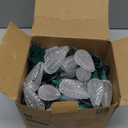 Brizled Warm White Christmas Lights - 33ft, 50 LED C9 Connectable Indoor/Outdoor Xmas String Lights, UL Certified for Holiday House, Roof, Yard, Garden, Porch and Party