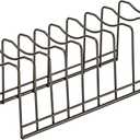 Pot&Pan Lid Rack Holder Organizer, Rest Cutting Board, Baking Sheet, Stainless Steel, Satin Nickel
