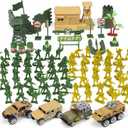 TOY Life 95 PCS Army Men Toys, Toy Soldiers for Boys, Plastic Action Figures, Soldier Guys Military Playset, Gift for Boys