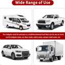 13.12Ft Tonneau Cover Seal for Sealing Truck Bed,Upgraded Triple Hole Tailgate Seal Rubber Weather Stripping for Pickups Campers Trucks,Universal Truck Camper Shell Seal Car Accessories