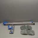 20 Feet+ High Reach Window Squeegee, 2-in-1 Window Cleaner Tool with 15.5Ft Extension Poles, Professional Window Washing Kit, Long Window Cleaning Equipment for High Outdoor Windows Glass