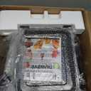 Nuwave Bravo Pro Smart 21QT Toaster Oven Air Fryer Combo, Convection Oven Countertop, 10 functions all in 1, with even & quick crisp technology, 50-450F, 1800W, Stainless Steel