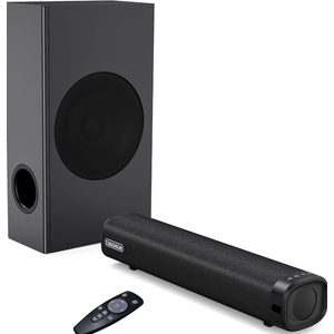 Wireless 150W Sound Bar with Subwoofer, 16 Inch Speakers for TV/Computer, Bluetooth 5.0