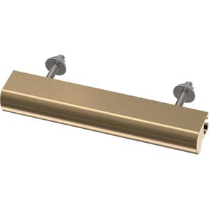 Franklin Brass Adjusta-Pull (5-Pack) Adjustable Drawer Pulls | Fits 1 to 4 Inch Hole Centers | Champagne Bronze Cabinet Handles| Dropped Edge P49108-CZ-B