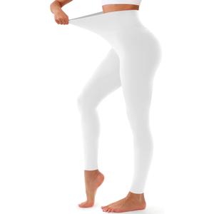 Bluemaple High Waisted Leggings for Women - Tummy Control Pants Non See Through Workout Soft Yoga Pants for Running Plus Size