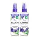 CRYSTAL Mineral Deodorant Spray- Body Deodorant With 24-Hour Odor Protection, Lavender & White Tea Spray, Non-Staining, Aluminum Chloride & Paraben Free, 4 FL OZ - Pack of 2