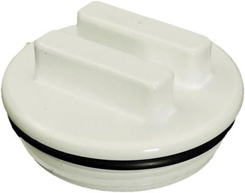 Waterway 400-6650B 2" Plug w/O-Ring - White