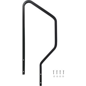 RVH4X Grooved Handrail for 4 Step Above 2nd Generation RV Entry Steps, Replacement for MORryde STP214-120H Recreational Vehicle