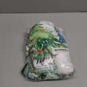 Horaldaily Christmas Tablecloth 60120 Inch Rectangular, Red House Deer Green Trees Washable Table Cover for Party Picnic Dinner Decor