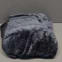 PetAmi Waterproof Dog Blanket for Queen Bed Large XL Dog Throw for Couch Cover Leakproof Furniture Protection, Sherpa Fleece, Reversible Soft Washable 90x90 Gray Gray