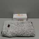 Self Warming Cat Bed Self Heating Cat Dog Mat 24 x 18 inch Extra Warm Thermal Pet Pad for Indoor Outdoor Pets with Removable Cover Non-Slip Bottom Washable Non Electric (A-Light Gray)