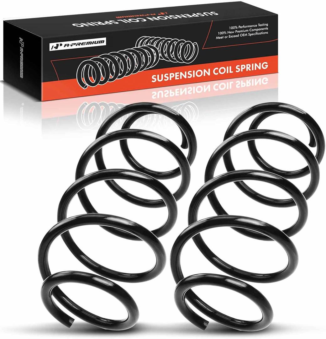 A-Premium 2Pcs Front Suspension Coil Spring Set Compatible with Dodge Grand Caravan & Chrysler Town & Country 2008 2009 2010, Driver and Passenger Side, Replace# 4670574AA