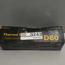 Portable Printer Wireless for Travel, D80 Thermal Printer, Inkless Printers, Compatible with iOS, Android, Laptop, Supports 8.5" x 11" US Letter & A4 & A5 for Home Use, Office, Vehicles, Black