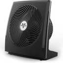 Vornado 673T Whole Room Air Circulator Fan, 3 Speed Settings, 90 Degree Pivoting Head, Deep Pitched Blades, Vortex Action Technology, Black Electric Fan for Bedroom, Office, Home