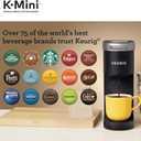 Keurig K-Mini Single Serve K-Cup Pod Coffee Maker, 6 to 12oz Brew size, with Cord Storage, Perfect for Small Spaces, Black