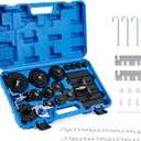 Orion Motor Tech Brake Master Cylinder Bleeder Kit, Brake Bleeder Kit with 12 Master Cylinder Adapters, Brake Bleeding Tool Compatible with Lexus BMW Toyota Audi More, Brake Fluid Bleeding Kit