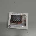 Inesore for AirPods Pro 2nd Generation Case Cover with Lock, Flowers Cute Clear Air Pods Pro 2 Case Hard iPod Pro Cases for Women Girls with Cleaner Kit (2023 USB-C /2022/2019) -Checkerboard