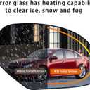 Passenger Side Heated Mirror Replacement For 2007-2013 Cadillac Escalade Yukon Suburban Silverado GMC Sierra Tahoe Avalanche Sierra - Side Mirror with Rear Holder and Turn Signal