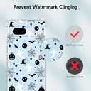 2 x for Google Pixel 7a Case Halloween Pumpkin Skull, Cute Design Girls Shockproof Soft Slim Women Mobile Back Cover Clear Phone Case for Google Pixel 7a (black pumpkin bat)