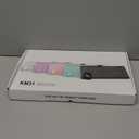 Trueque Wireless Keyboard and Mouse Combo - Full-Size Quiet Keyboard with Palm Rest, Phone Holder, Multimedia Keys, Power Switch, Compatible with Windows, Chrome OS, PC, Laptop (Batteries Included) (Black)