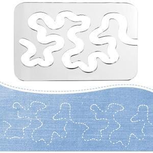 Meander Quilting Templates - Free Motion & Transparent Quilting Templates for Industrial & Domestic Sewing Machines